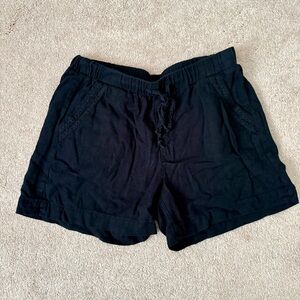 Briggs New York Black Elastic Waist Shorts